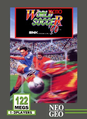 Tecmo World Soccer '96 box cover front